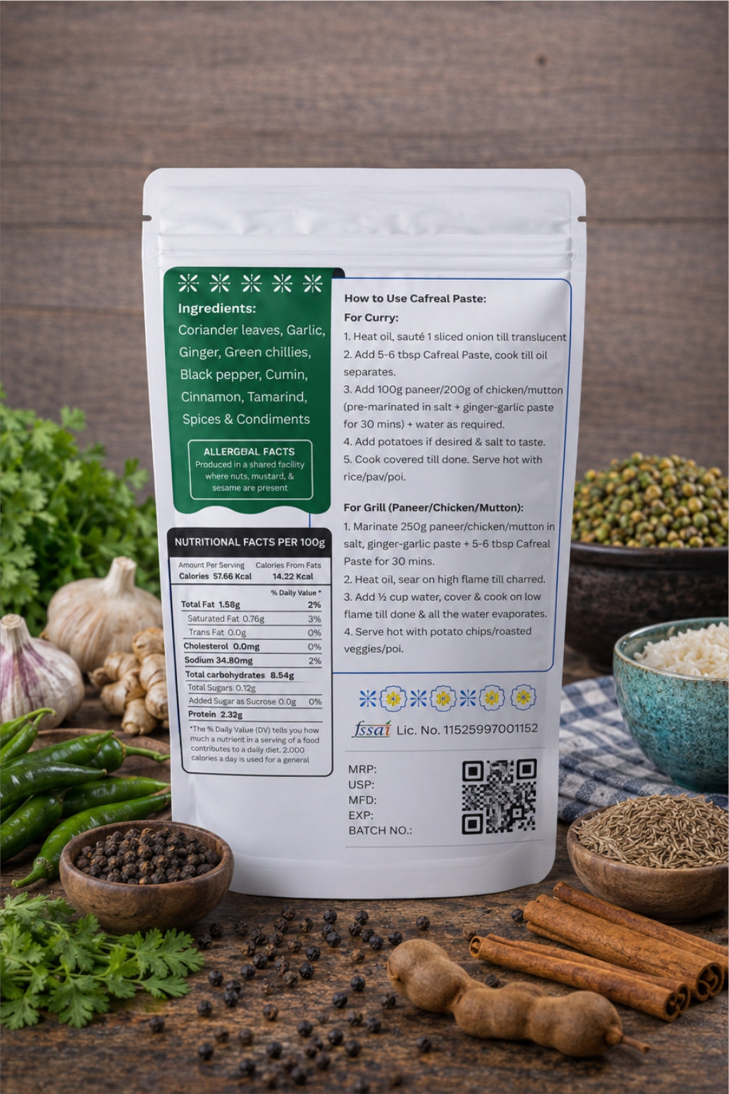 Cafreal Curry / Marinade Paste