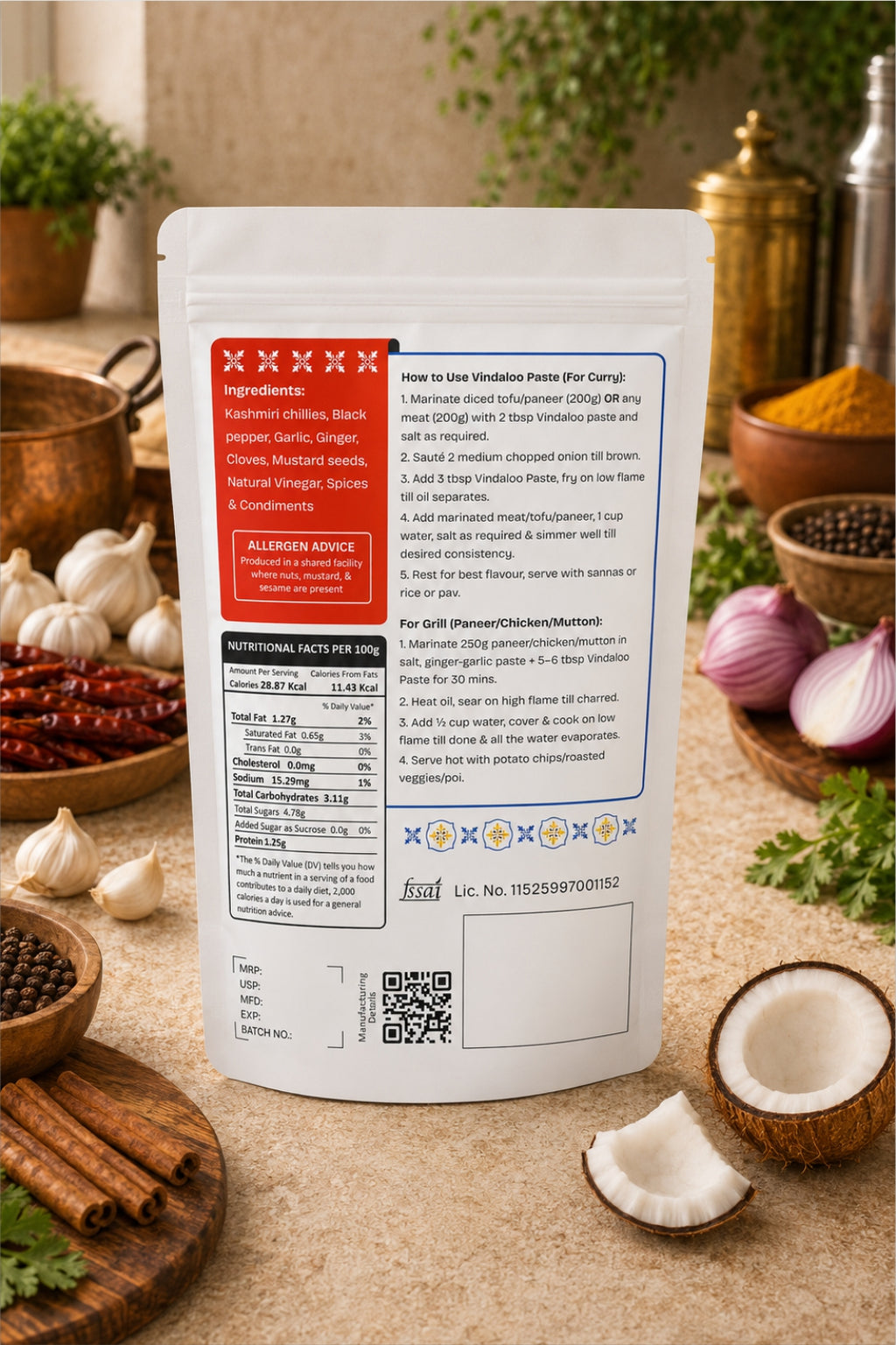 Vindaloo Curry / Marinade Paste
