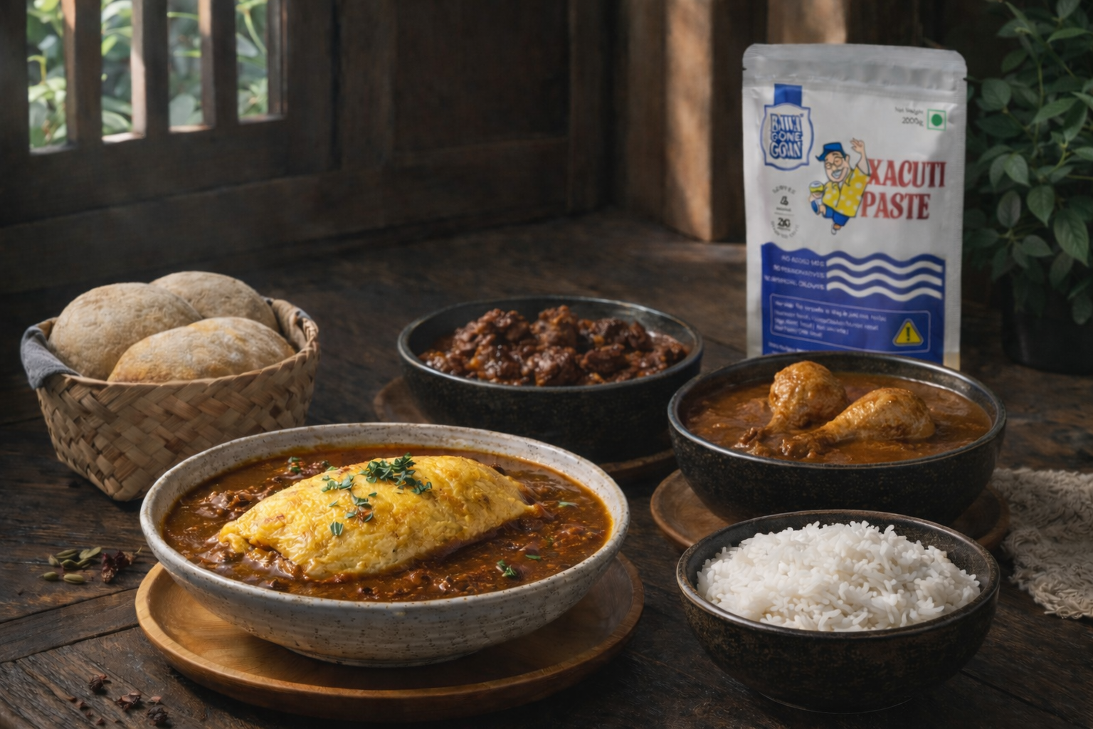 Xacuti Curry Paste 200g | Authentic Xacuti Curry Masala | Ready to Cook in 20 minutes | For Vegetables, Meat & Egg Curry | No Preservatives, No Salt & Oil Added, No Colour, No Added MSG | Gourmet Indian Wet Masala